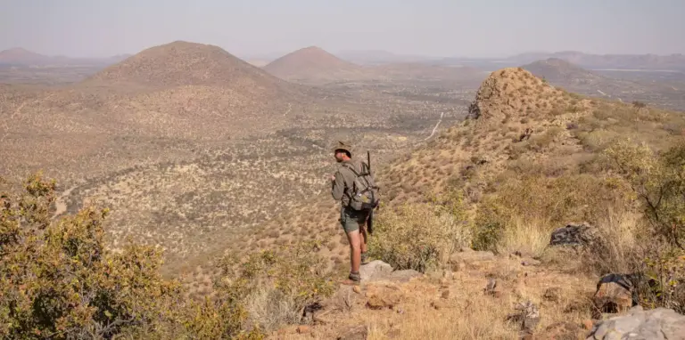 Erongo mountains seen from Okondura hunting farm