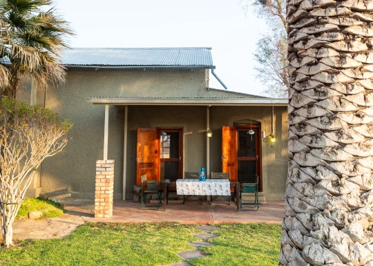Accommodation with garden at Petersfarm
