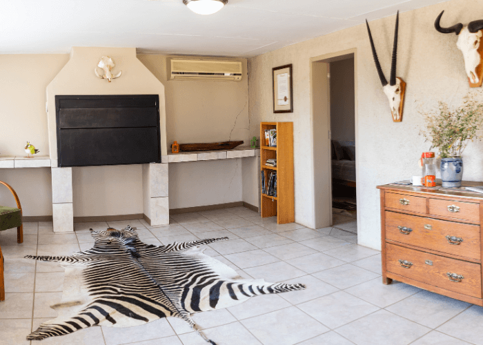 Braai area in the main house at Petersfarm