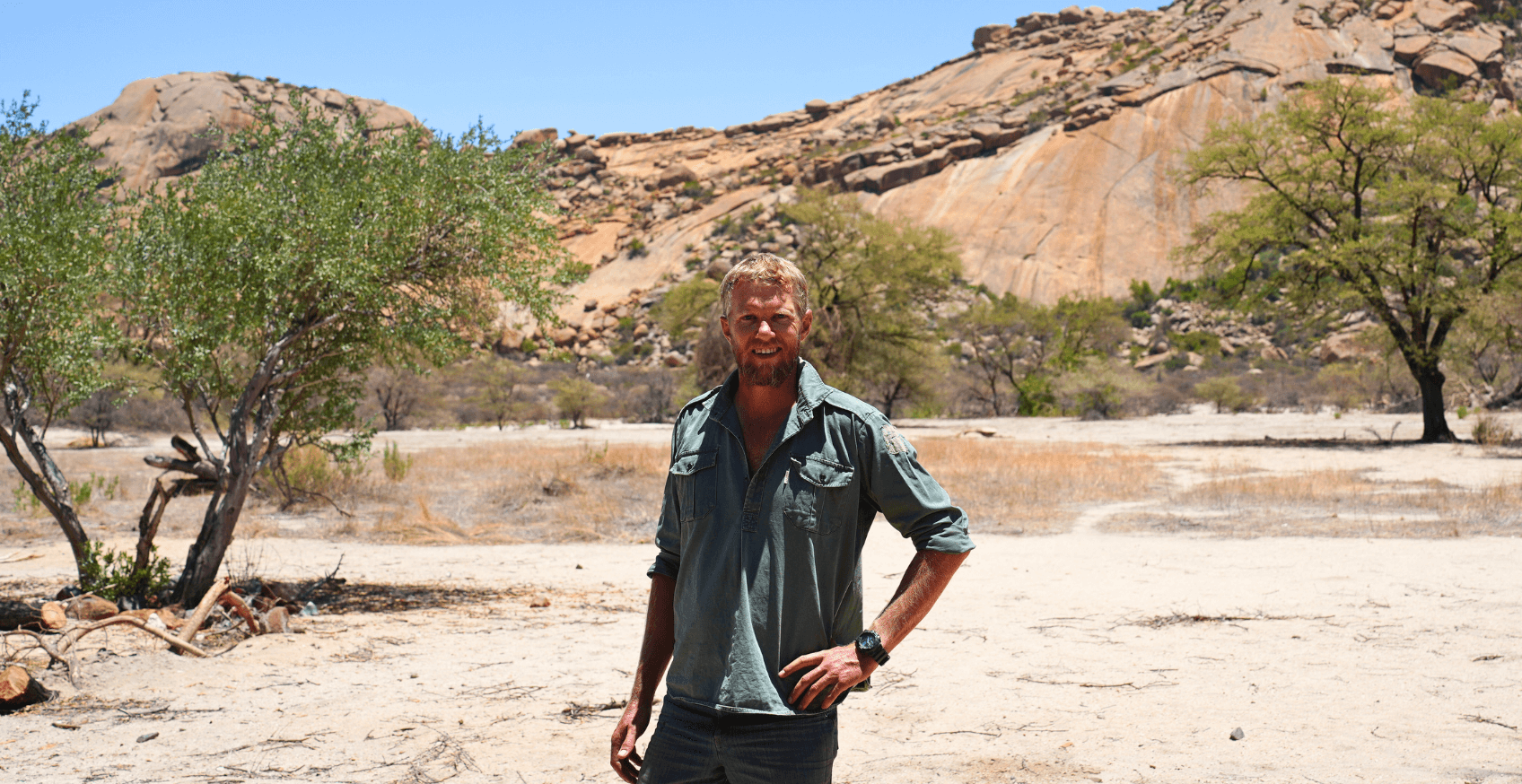 Hagen Denker, host of the Reficiens hunting area, Erongo, Namibia